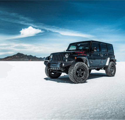 Jeep In The Snow
